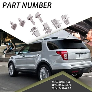 ¡4 CUBIERTA DE ESCUDO DEL MOTOR PASADORES DE PULGAR Y 4 TUERCAS! Se adapta a Ford F-150 Edge Explorer, etc. - Imagen 1 de 14