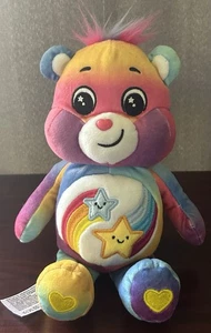 Care Bears 22cm Bean Plush- Dare To Care Bear 2022 by Basic Fun Soft Plush Toy - Foto 1 di 23