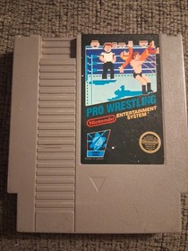 Pro Wrestling Nintendo NES 1987 Game Cartridge