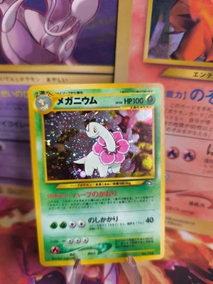 Pokemon Karte Card Meganium Neo File Promo Genesis 2000 Holo Wotc NM Swirl - Bild 1 von 4