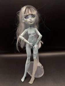 Muñeca Monster High G3 Frankie Stein Monster Fest Cuerpo Completo Muñeca Desnuda - Imagen 1 de 7