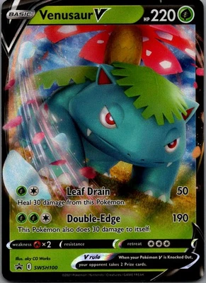 Venusaur V Promo SWSH: Sword & Shield Promo Cards SWSH100 NM - Image 1 of 2