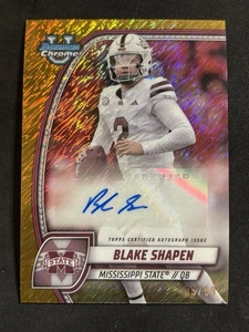 2024 Bowman University cromo Blake forma oro brillo refractor automático/50 - Imagen 1 de 2