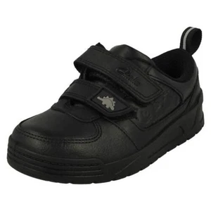 Jungen Clarks Smart Dinosaurier Detailliert Schulschuhe Palmer Steggy - Picture 1 of 10