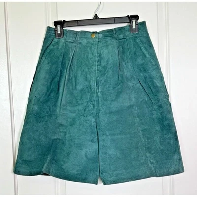 Pantalones Cortos De Colección Internacional De Cuero Forrados Para Mujer 9/10 Foto 1 de 4