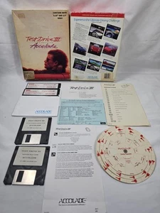 Vintage Test Drive III: The Passion PC Game 1990 Original Box Missing 1 x 5.25" - Picture 1 of 9