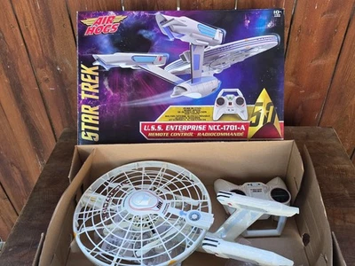 Cuadricóptero Drone Air Hogs Star Trek USS Enterprise NCC-1701-A Control Remoto Foto 1 de 4