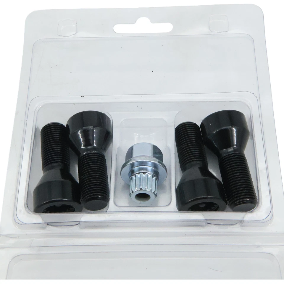 Nuevo para BMW Mini Juego de pernos de ranura interna de bloqueo de rueda M14x1.25 36136776076 Foto 1 de 4