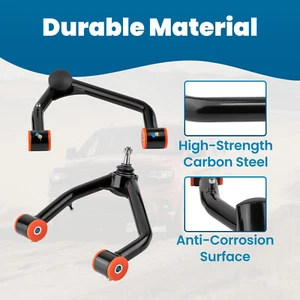 2-4'' Lift Upper Tubular Control Arms for 2007-2018 GMC Sierra Yukon XL 1500 4WD - Picture 1 of 12