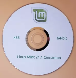 Linux Mint 21.1 Vera Cinnamon Edition Live CD Bootable DISC Linux OS x86 64bit - Picture 1 of 4