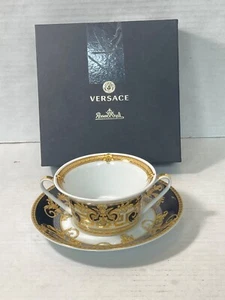 Versace Prestige Gala by Rosenthal Soup Cup and Saucer with Box - Picture 1 of 8