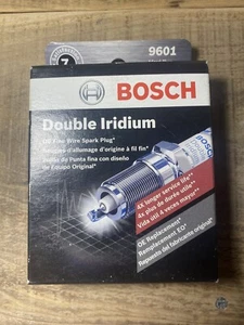 (4)BOSCH #9601  Double Iridium  OE Replacement Spark Plug, Up to 4X Longer Life - Picture 1 of 1