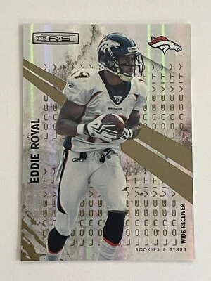 2010 Panini Rookies & Stars Broncos Eddie Royal Longevity Gold /49 #43 - Image 1 of 3