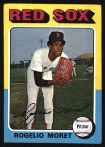 1975 Topps Mini #8 Rogelio Moret VG/VGEX Red Sox 606972 - Picture 1 of 2