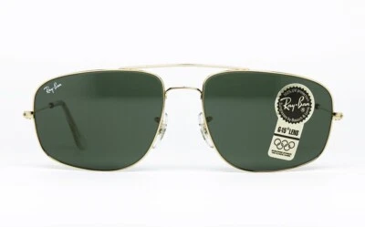 NOS VINTAGE SUNGLASSES RAY BAN SMALL EXPLORER W0962 BAUSCH LOMB G-15 B&L GOLD BL - Image 1 of 4