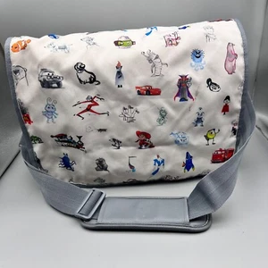 Disney Pixar Animation Studio Concept Art Messenger Bag White Cars Nemo READ - Picture 1 of 22