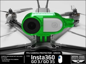 Insta360 GB 3S/GO 3 protezione e attacco fotocamera (dita stile GoPro) 10 colori - Foto 1 di 34