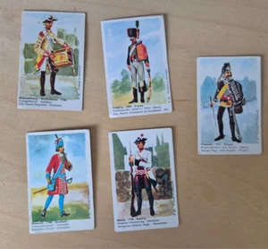 5 Stück Dandy Gum Soldaten Parade Sammelkarten Ende 60er Jahre - Bild 1 von 1