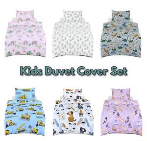 2 Piece Baby Junior Cot Bed Duvet Cover and Pillowcase Set 120 x 150 cm