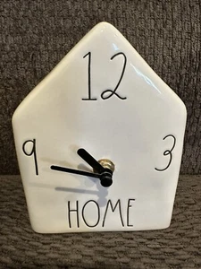 Rae Dunn HOME Clock House Shape - Picture 1 of 4