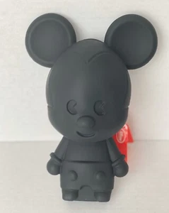 Neu Disney Parks MXYZ schwarz Mickey Mouse weicher Gummi Reißverschluss Federmäppchen - Bild 1 von 4