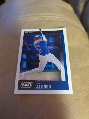 2020 PANINI CHRONICLES SCORE #28 PETE ALONSO NEW YORK METS BASEBALL - Image 1 of 2