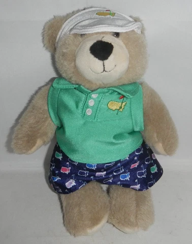 The Masters Augusta National 2022 PGA Golf Tour Lady Golfer Plush Bear Cover