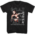 T-shirt homme Muhammad Ali chèvre plus grand champion boxe 100 % NEUF coton noir