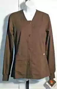 Grey's Anatomy 4435X Truffle 4 Pocket Warmup  Scrub Top Size 2XL NWT - Picture 1 of 2