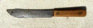VINTAGE OLD HICKORY ONTARIO CARBON STEEL KNIFE CO. BUTCHER KNIFE - L@@K NICE - Picture 1 of 6