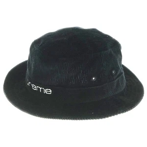 SUPREME 19SS Compact Logo Corduroy Crushe Crusher Hat Black Used d2eafea12190091 - Picture 1 of 8