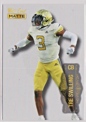 Tre Swilling Georgia Tech CB 2022 Wild Cad MATTE ROOKIE Card #MB-113 Near Mint - Image 1 of 2