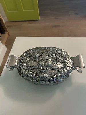 Don Drumm aluminum Sun Face Oval Casserole - Image 1 of 4