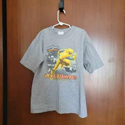 Camiseta Disney Store Y2K Power Rangers Ninja Storm Amarilla Ranger Juvenil Talla 6/6X Foto 1 de 4