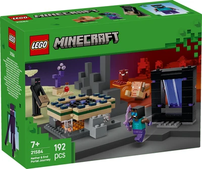 LEGO® Minecraft® 21584 Viaggio attraverso Nether e portale finale preordine