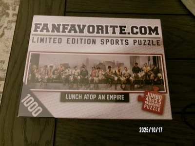 FanFavorite.com Lunch Atop An Empire 1000 Piece Puzzle~Limited Ed~Yankees~New! - Image 1 of 4