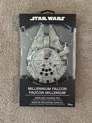 Star Wars Millenium Falcon Qi Wireless Charging Pad - New - Image 1 of 4