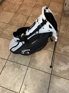 2025 Callaway Fairway C Stand Bag, 4way Top, Black & White - Picture 1 of 6