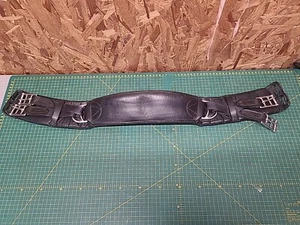 Englisches weiches Leder, menschliche Dressur, Gurt, schwarz, 29,1/2". (75 cm). (Ref. 107R) - Bild 1 von 10