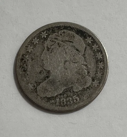 1835 Bust 10C low grade (#13788) Cover