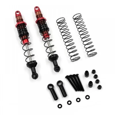 NEW Yeah Racing DDC-100RD 100mm Desert Cobra Dual Spring Shock (2) Red 1/10 - Image 1 of 3