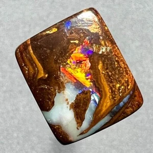 Colores de gema ardiente * ópalo de hombro de matriz sólida australiana natural de 10 quilates * ver video - Imagen 1 de 3