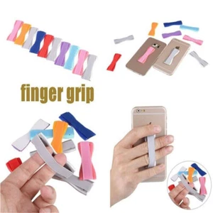 Phone Finger Strap Grip Holder Elastic Selfie Sling for Mobile Phone Universal - Picture 1 of 13