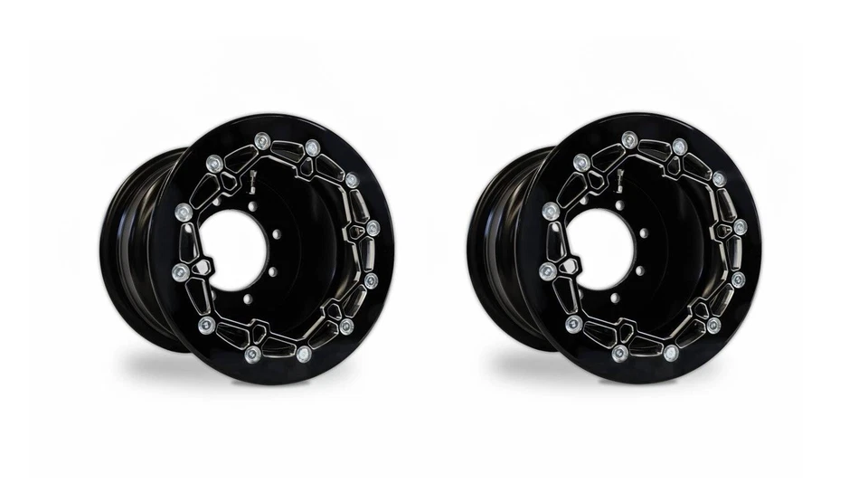 Banshee Warrior 350 Rear Wheels Beadlock 9x8 3+5  Crusher Alba Racing Matte BB  - Изображение 1 из 4