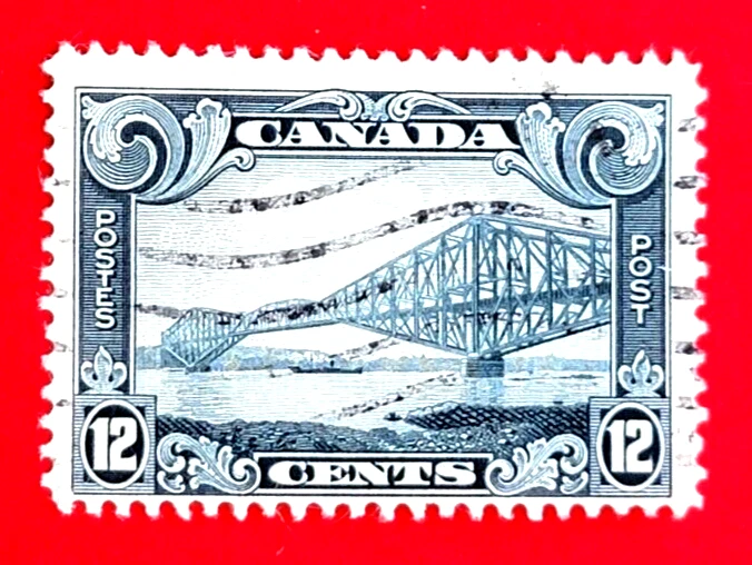 Канадская марка 156 «Квебекский мост» б/у - Изображение 1 из 1