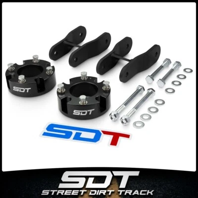 3" Front + 1.5" Rear Full Lift Shackle Kit Fits 2007-2020 Toyota Tundra 2WD 4WD - Image 1 of 4