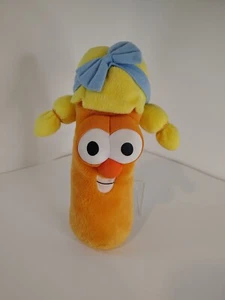 Veggie Tales Laura Carrot Plush Stuffed Animal Big Ideas Vintage 11" tall - Picture 1 of 5