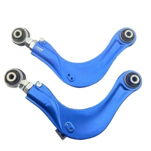2 PCs Aluminum Adjustable Rear Upper Camber Control Arms For Accord CRV Civic - Picture 1 of 4