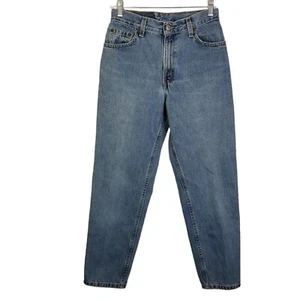 Levis Misses 6 (26" Waist) Vintage 550 Relaxed Fit Light Wash Jeans Tapered Leg - Picture 1 of 9