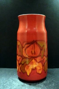 Mid Century, Poole Pottery Multi-Colored 9” Vase, Made In England-MINT - Picture 1 of 6